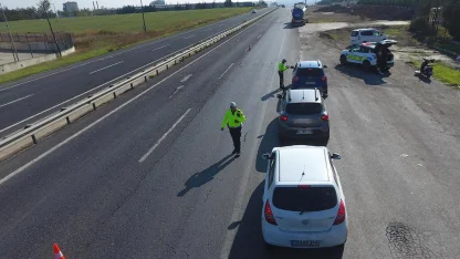 Çorlu'da 21 araç sürücüsüne 181 bin lira ceza uygulandı