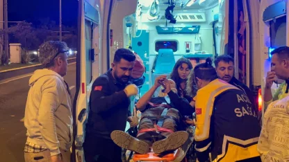 Çorlu'da motosiklet yayaya çarptı: 2 yaralı