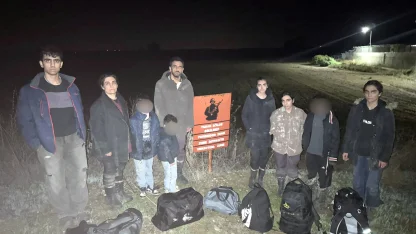 Edirne’de 16 kaçak göçmen yakalandı