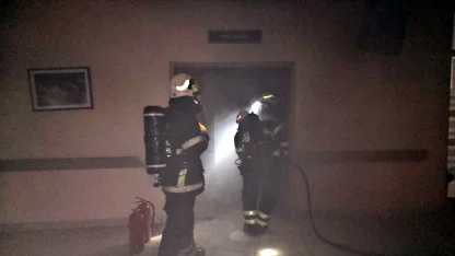 Hastanede böbrek taşı kırma cihazında yangın çıktı; duman nedeniyle poliklinikler boşaltıldı