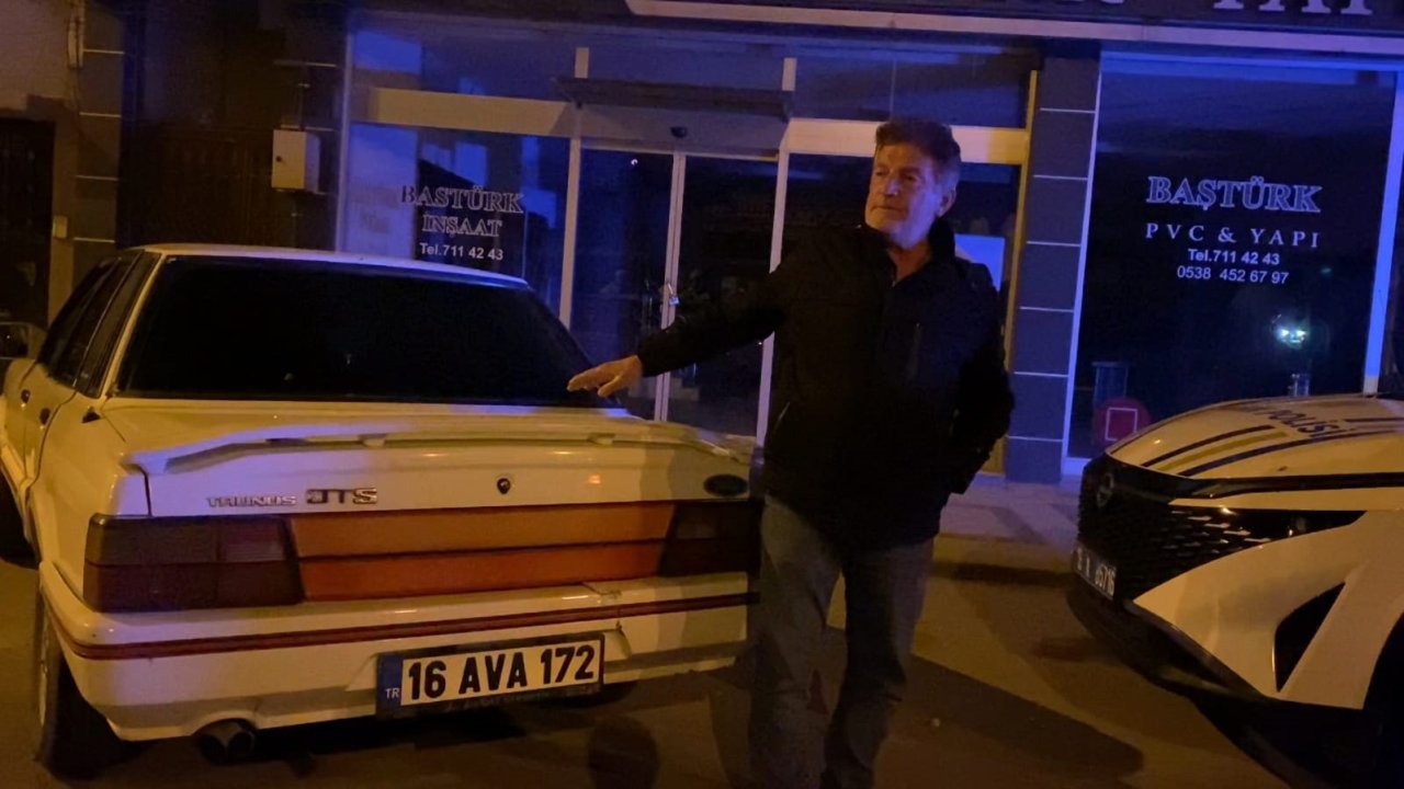 İkinci kez alkollü yakalandı, otomobilin çekilmemesi için polise dil döktü; o anlar kamerada