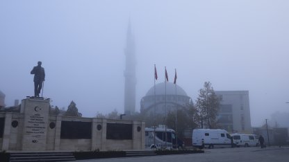 Keşan’da sis etkili oldu