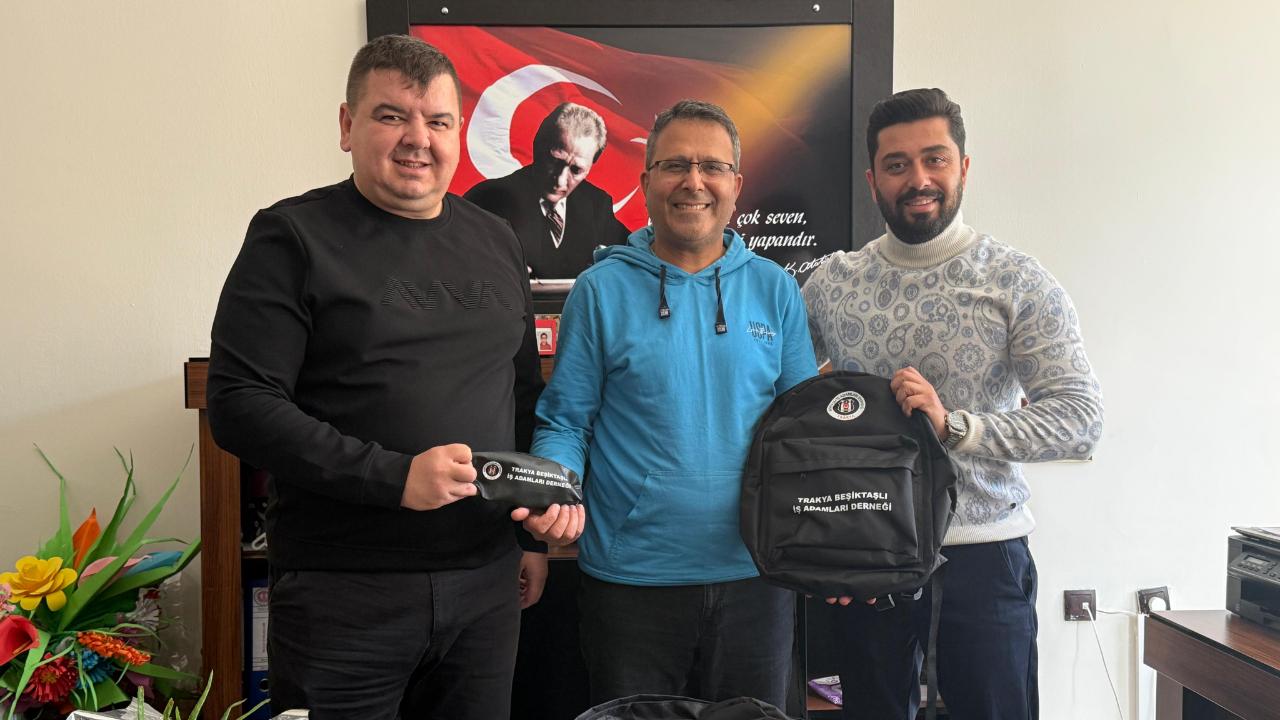 Trakya Beşiktaşlı İş Adamları Derneği’nden Eğitime Destek