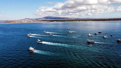 Saros’da 60 tekne ve bot Sumud Filosu ve Gazze’ye destek için tur attı