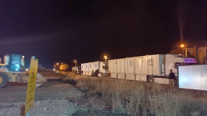 Sındırgı’da 6.1’lik yıkılan ve hasar gören binalar havadan görüntülendi