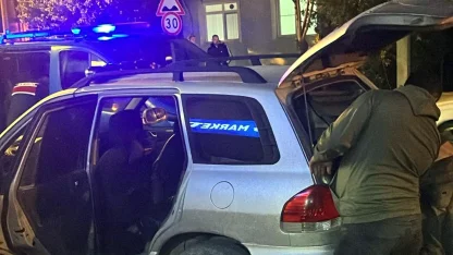 Tekirdağ'da projektörle tavşan avlayan 2 kişi yakalandı