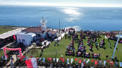 Tekirdağ'da restore edilen 168 yıllık deniz feneri törenle açıldı
