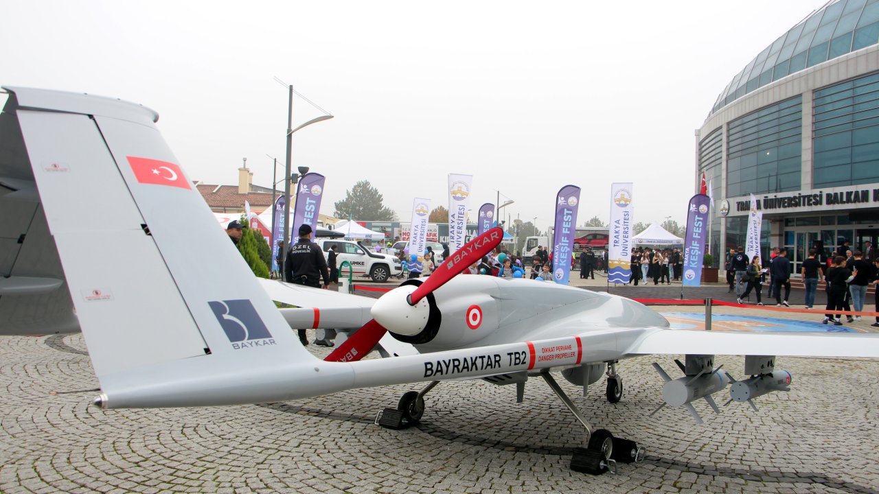 Trakya Keşif Fest’te, Bayraktar TB2 ilgi gördü