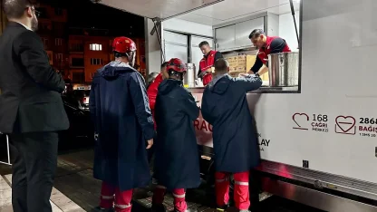 Türk Kızılay Sındırgı depremi sonrası harekete geçti