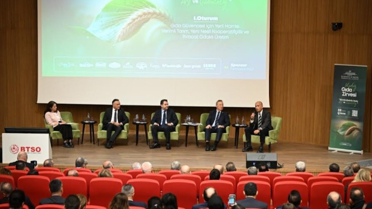 Uludağ Gıda Zirvesi ‘Sürdürülebilir Gıda, Güvenilir Gelecek’ temasıyla gerçekleştirildi