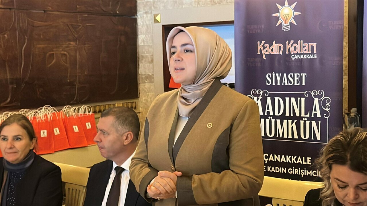 AK Parti&#039;li Ercan: Hedefimiz her ortamda kadın temsiliyetini yüzde 50&#039;lere ulaştırmak