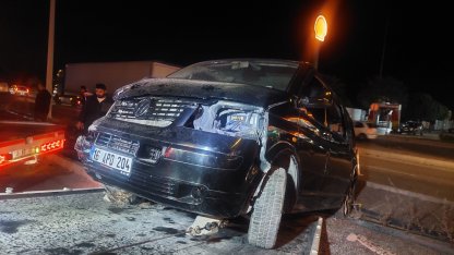 Balıkesir’de zincirleme kaza: 1 yaralı