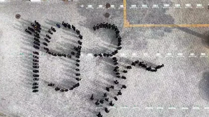 Bursa'da öğrenciler, Atatürk'ü koreografilerle andı