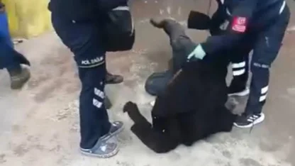 Bursa'da pazar alanında yangın; 1 kişi dumandan etkilendi