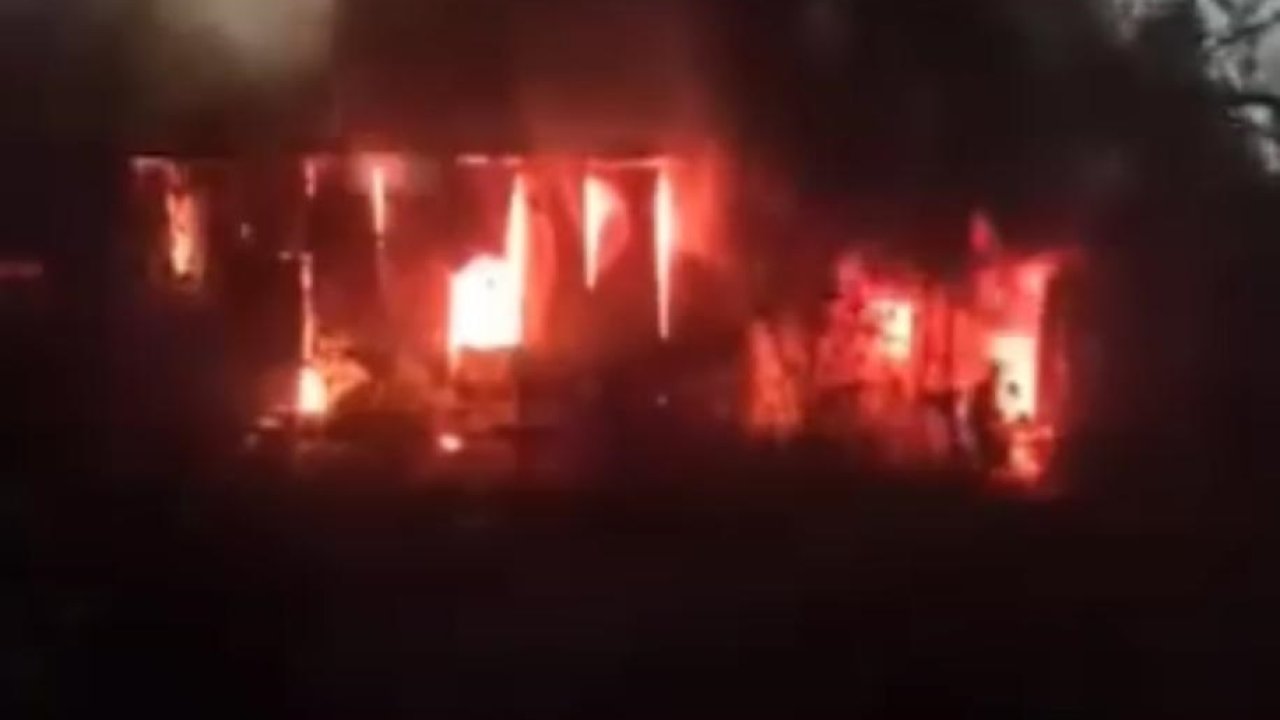 Bursa&#039;da prefabrik yangını, 1 yaralı