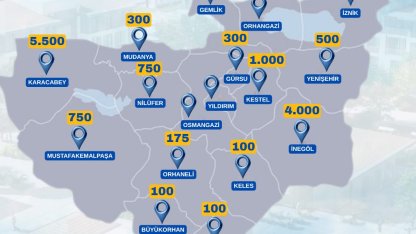 Bursa’ya yapılacak yeni TOKİ konutları ilçe ilçe açıklandı