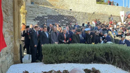 Çanakkale Savaşları'nın ilk şehitleri, törenle anıldı