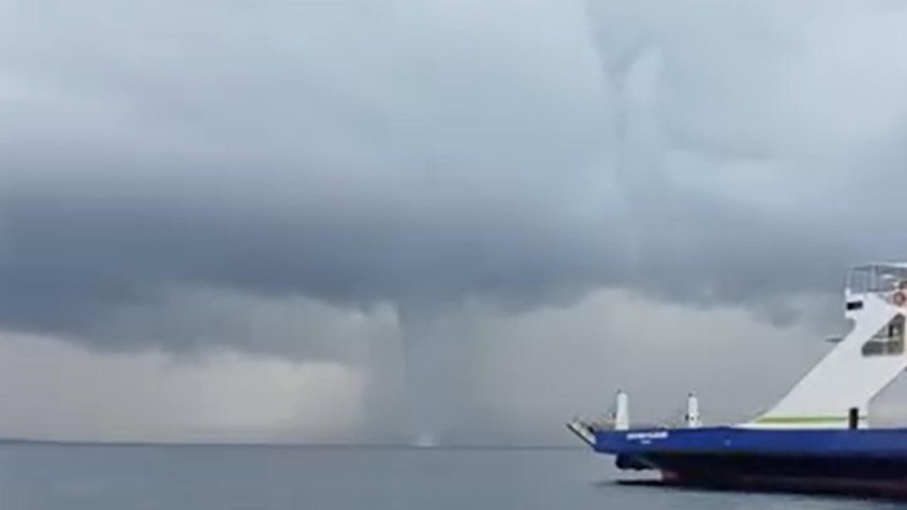 Çanakkale&#039;de hortum kamerada