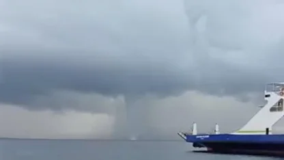 Çanakkale'de hortum kamerada