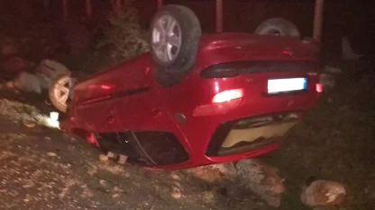 Çanakkale’de şarampole yuvarlanan otomobilin sürücüsü öldü