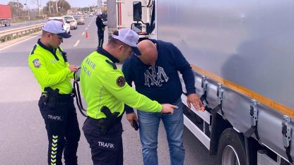 Çerkezköy'de kış lastiği denetimleri artırıldı