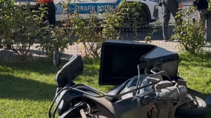 Çorlu'da otomobil ile motosiklet çarpıştı; 1 yaralı