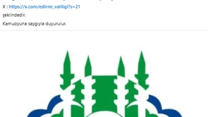 Edirne Valiliği’nden sahte sosyal medya hesabı uyarısı
