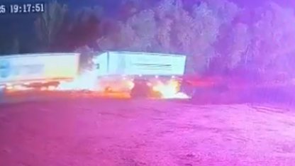 Edirne'de 2 TIR ve 3 otomobilin karıştığı zincirleme kaza kamerada: 1 ölü, 2 yaralı