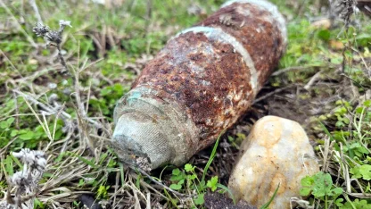 Edirne'de köy merasında bulunan top mermisi imha edildi