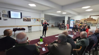 Edirne'de üreticilere yönelik gece eğitimi verildi