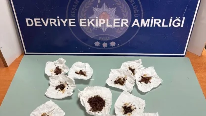 Edirne’de üzerinde uyuşturucu ele geçirilen 2 şüpheliye gözaltı