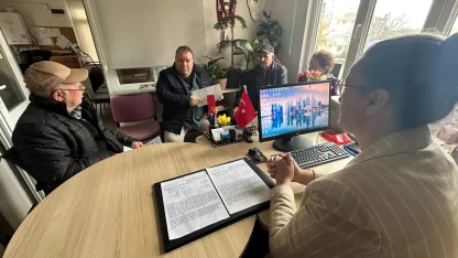 Edirne'deki muhtarlıklarda, soydaşların 'yaşam belgesi' yoğunluğu