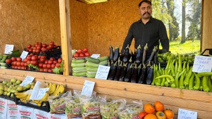 Edirneli üreticiler için Millet Bahçesi’nde satış alanı oluşturuldu