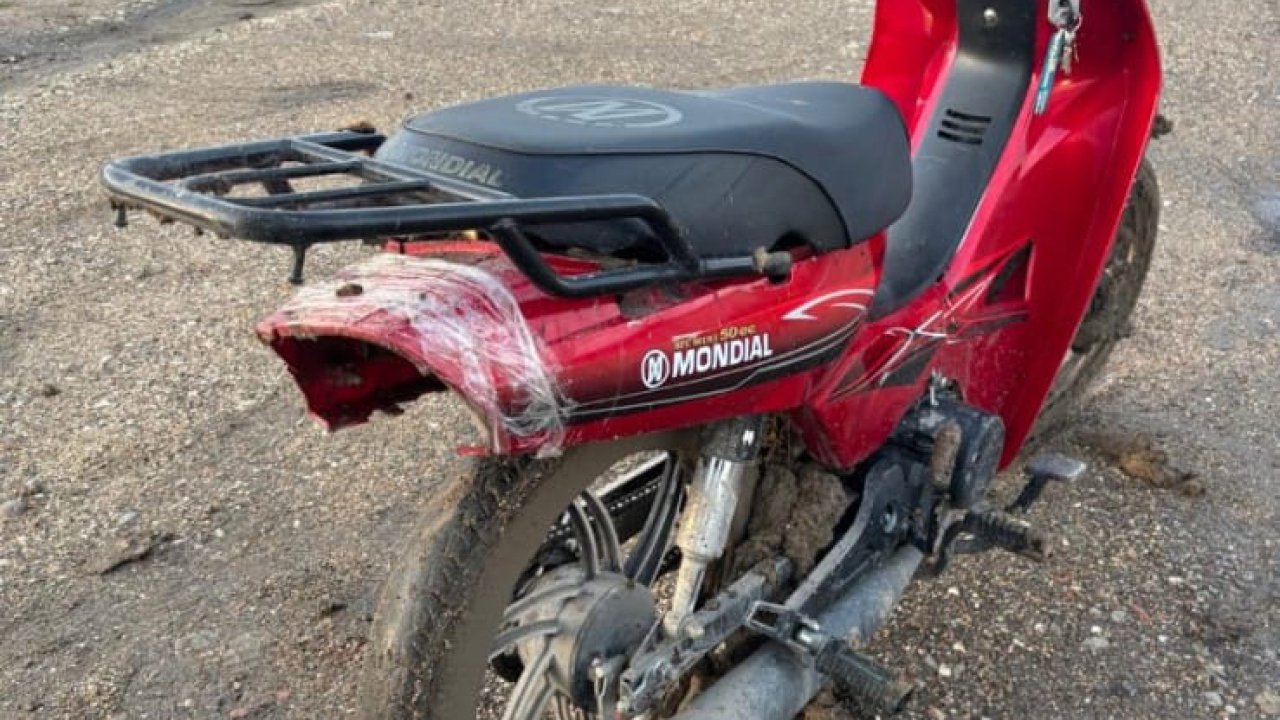 Ehliyetsiz ve plakasız motosiklet sürücüsüne 48 bin lira ceza