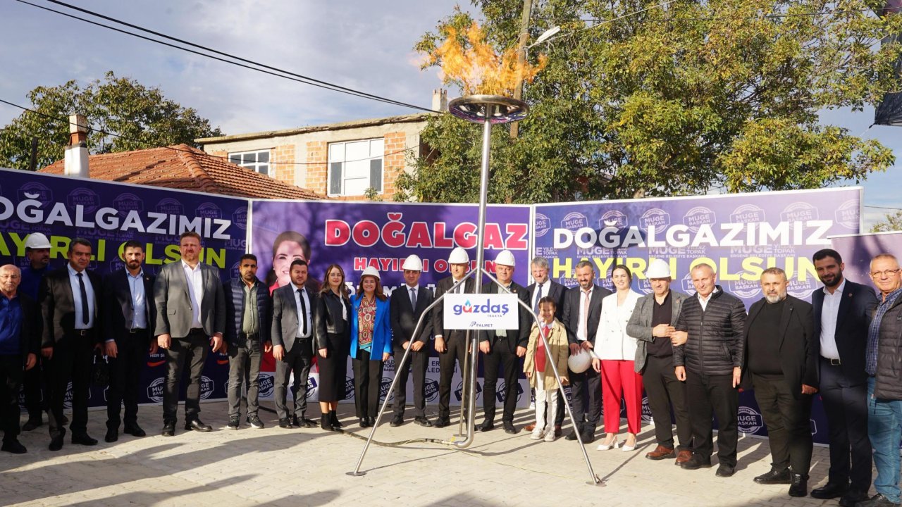 Ergene&#039;de Esenler Mahallesi doğal gaza kavuştu