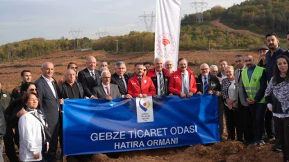 Gebze Ticaret Odası Hatıra Ormanı'nda fidan dikimi yapıldı