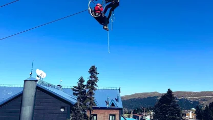 JAK ekiplerinden teleferik tatbikatı