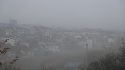 Keşan'da yoğun sis; görüş mesafesi 30 metreye düştü / Video eklendi