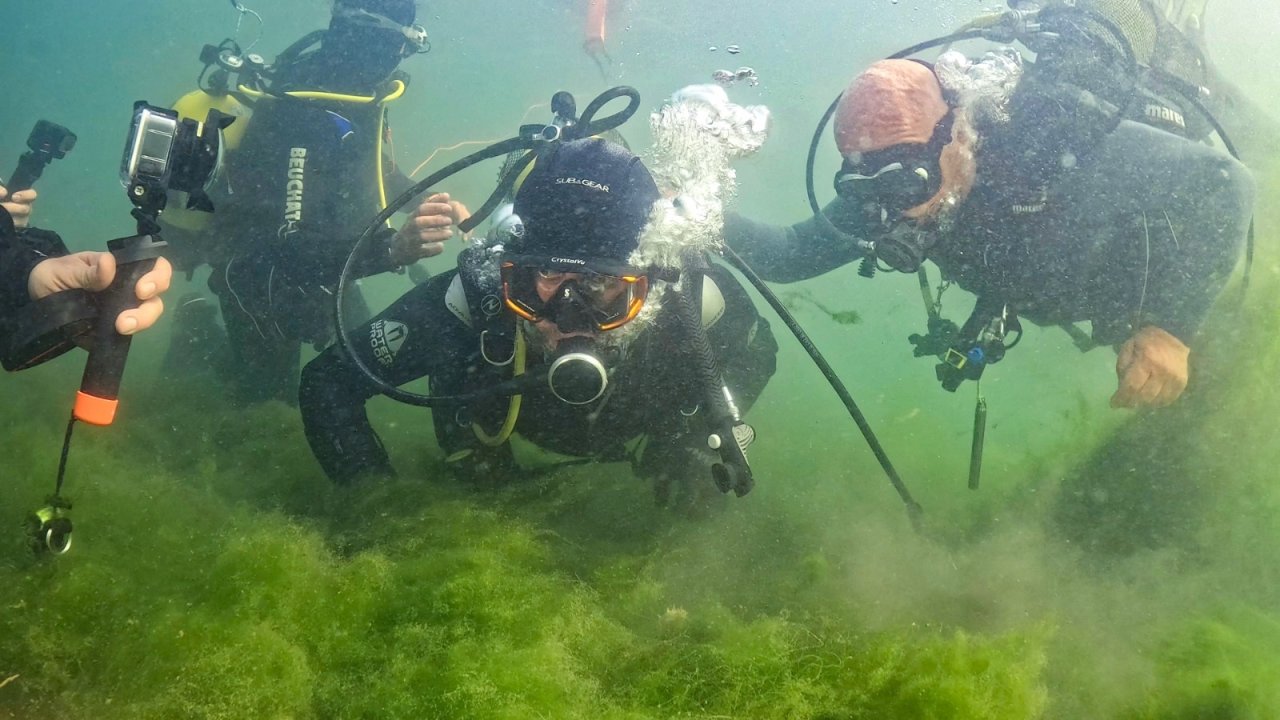 Kocaeli Büyükşehir Belediye Başkanı Büyükakın, İzmit Körfezi’ne dalış gerçekleştirdi