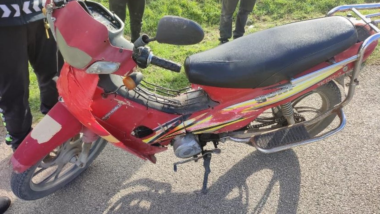 Plakasız ve çekme belgeli motosikletin ehliyetsiz sürücüsüne, 47 bin 614 TL ceza