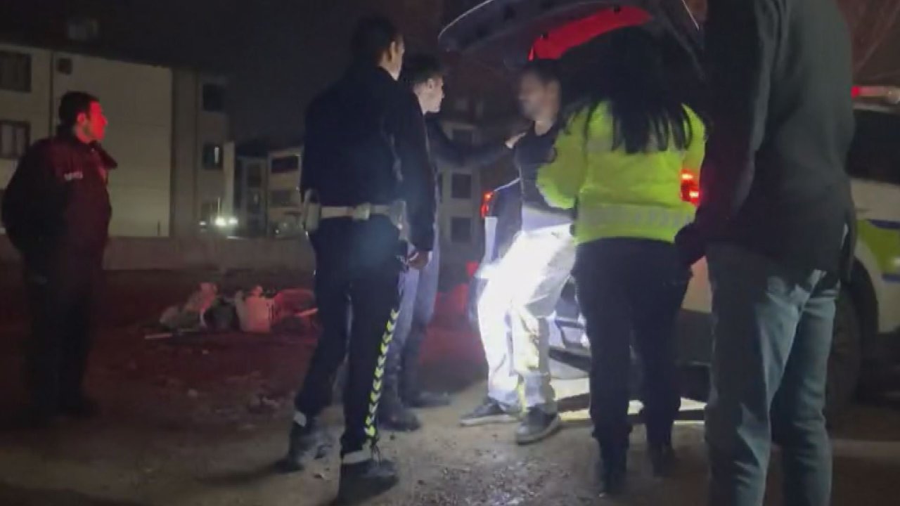 Polisten kaçan sürücü, 10 kilometrelik takiple yakalandı