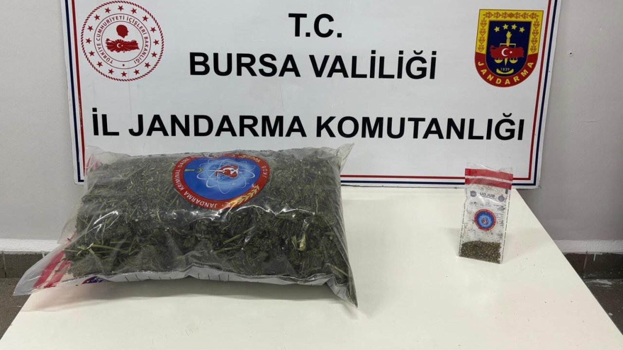 Samanlıkta kurumaya bırakılan 4 kilo esrar ele geçirildi
