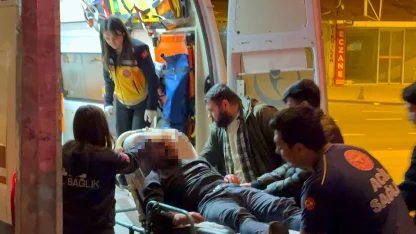 Tartıştığı kişiler darbetti, hastaneye kaldırıldı