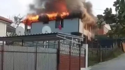Yalova’da 2 katlı evde yangın