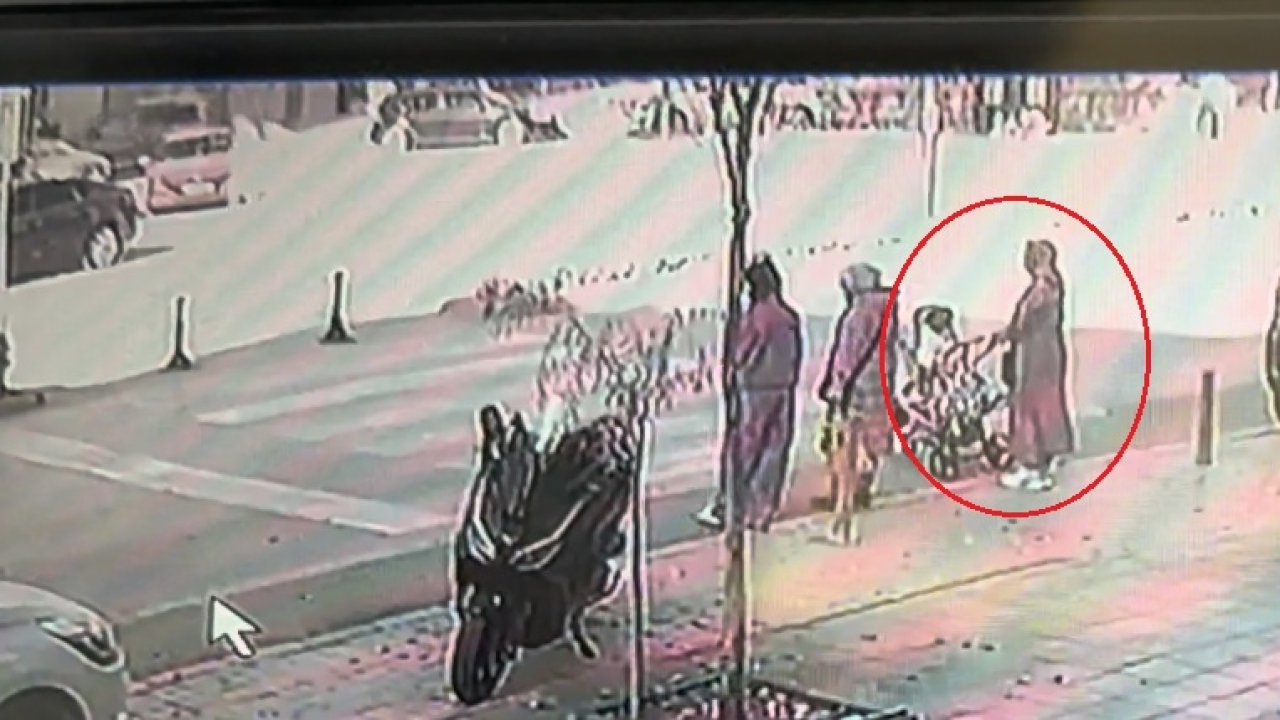 Yaya geçidinde dururken otomobilin arkasından vurduğu taksi, anne ile bebeğine çarptı