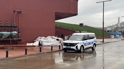 Akvaryum inşaatında düşen işçi yaralandı