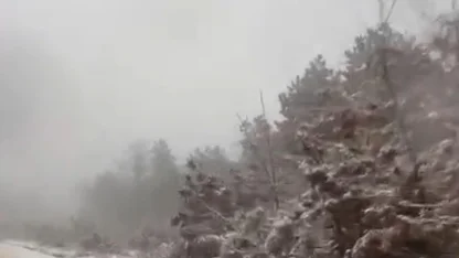 Çanakkale’de mevsimin ilk karı yağdı