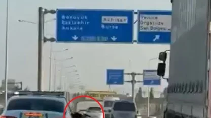 Dur ihtarından kaçan ehliyetsiz TIR sürücüsü, aracın lastiklerine silah doğrultulunca durdu