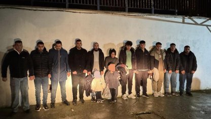 Edirne'de 13 kaçak göçmen yakalandı