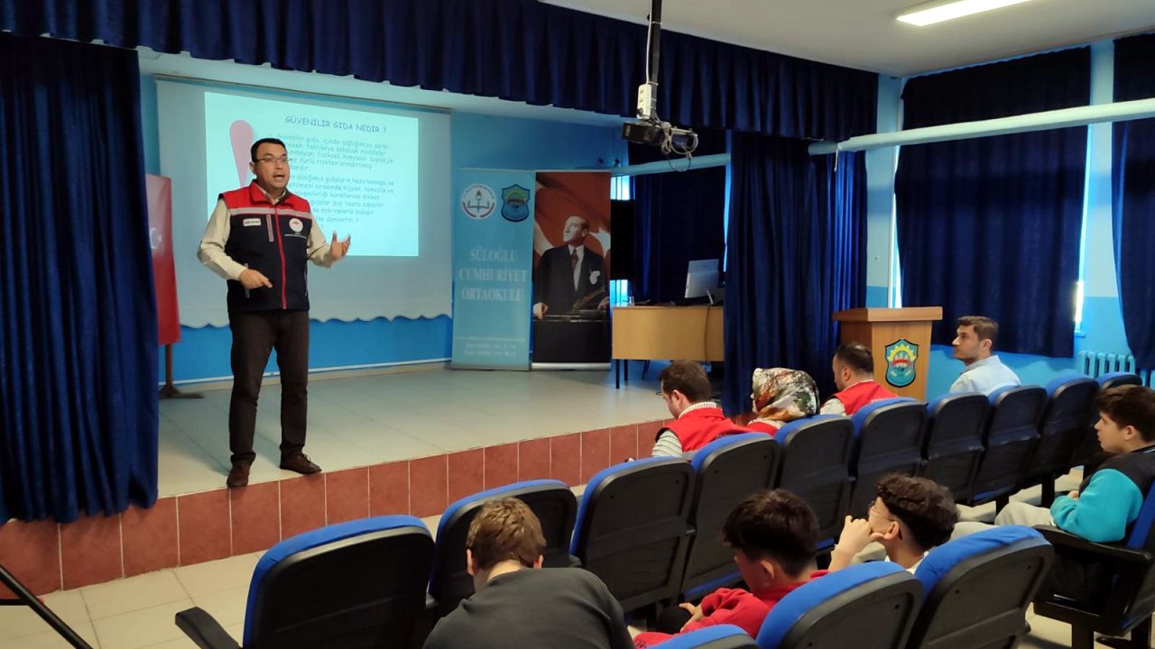 Edirne’de 7 okulda 1033 öğrenciye gıda güvenliği eğitimi verildi